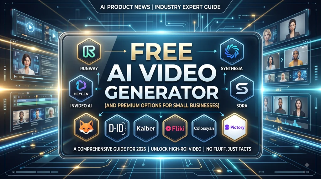 Top AI Video Generators (Free & Paid) for Small Businesses in 2026