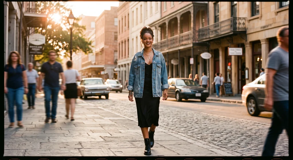 35mm Golden Hour Street Portrait