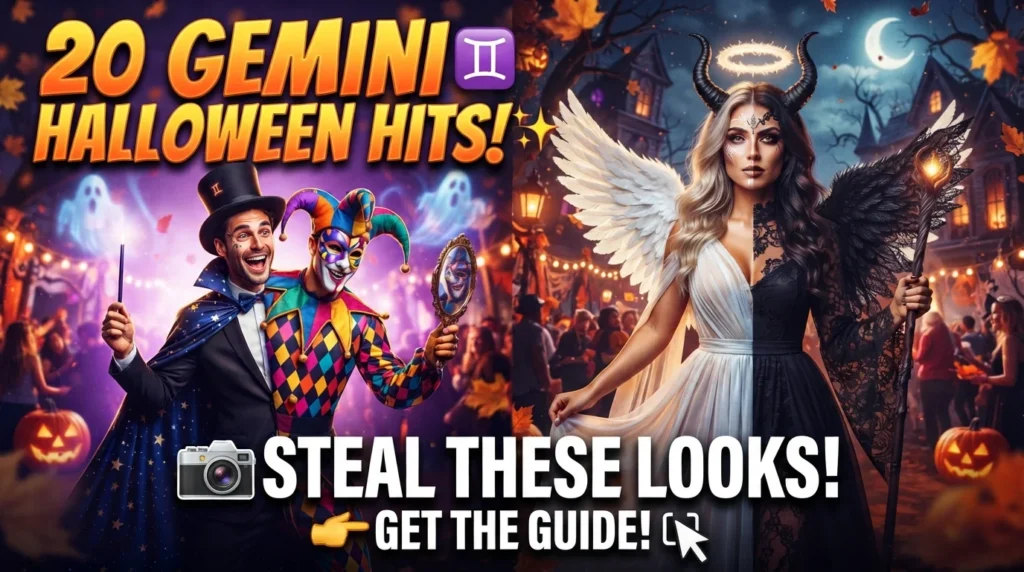 20 Gemini Halloween Photo Prompts for Men & Women