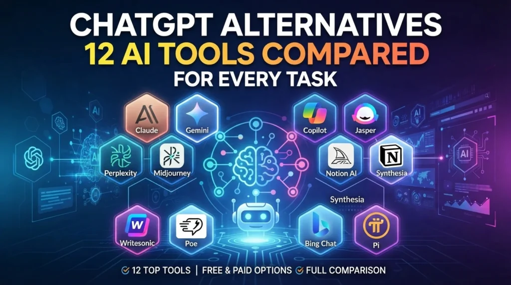 Best ChatGPT Alternatives: 12 AI Tools Compared for Every Task