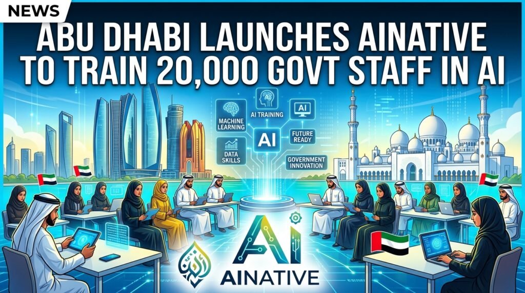Abu Dhabi Launches AiNative to Train 20,000 Government Staff in AI